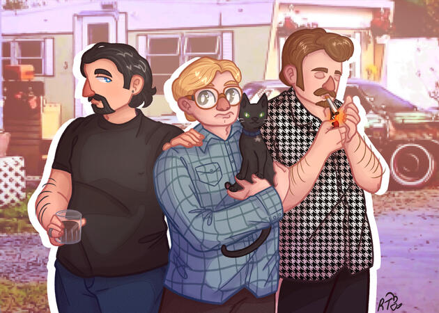 "The Boys", digital 8.3" x 11.65", 2026